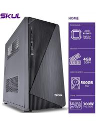 COMPUTADOR HOME H200 - AMD A8 9600 3.1GHZ 4GB DDR4 HD 500GB HDMI/VGA FONTE 250W