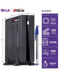 MINI COMPUTADOR BUSINESS B100 POWERED BY ASUS-CELERON DUAL CORE J4005 2.0GHZ 4GB DDR4 SSD 120GB 1X SERIAL FONTE EXT. 60W