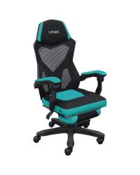 CADEIRA GAMER ROCKET PRETA COM VERDE - CGR10PVD