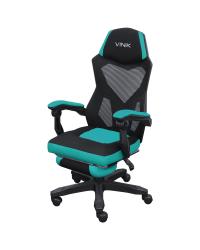 CADEIRA GAMER ROCKET PRETA COM VERDE - CGR10PVD