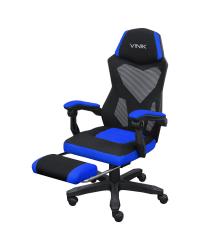 CADEIRA GAMER ROCKET PRETA COM AZUL - CGR10PAZ