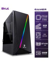 COMPUTADOR GAMER 3000 - I3 10105F 3.7GHZ 10ª GER. MEM. 8GB DDR4 SEM HD/SSD GT610 2GB FONTE 500W  - PFC ATIVO