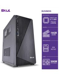 COMPUTADOR BUSINESS B500 - I5-11400 2.6GHZ 16GB DDR4 SEM HD/SSD HDMI/VGA FONTE 300W PFC ATIVO