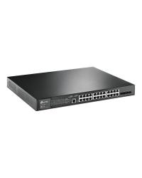 SWITCH GERENCIAVEL GIGABIT L2+ DE 28 PORTAS COM 24 PORTAS POE+ JETSTREAM TL-SG3428MP SMB