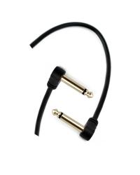 CABO PEDAL NINJA 0,20MM CONECTOR P10 90º/P10 90º 25 CENTÍMETROS 0,82FT PRETO