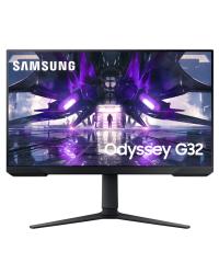 MONITOR GAMER SAMSUNG ODYSSEY G32A 24" FHD 165HZ 1MS AJUSTE DE ALTURA HDMI DP FREESYNC PRETO SÉRIE G32 - LS24AG320NLXZD