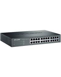 SWITCH GIGABIT 24 PORTAS MESA OU MONTÁVEL EM RACK NÃO GERENCIÁVEL TL-SG1024D SMB