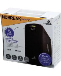 NOBREAK SAVE HOME 600VA STD ENTRADA TRIVOLT SAÍDA 115V PRETO 4125