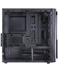 GABINETE MID-TOWER VENUS PRETO COM 2 FANS LED AZUL LATERAL EM ACRÍLICO - VENPTAZ2FCA