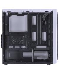 GABINETE MID-TOWER VENUS BRANCO COM 2 FANS LED AZUL LATERAL EM ACRÍLICO - VENBCAZ2FCA