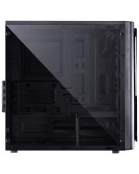 GABINETE MID-TOWER VENUS PRETO COM 2 FANS LED 7 CORES LATERAL EM ACRÍLICO - VENPT7C2FCA