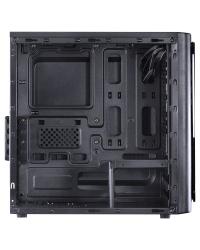 GABINETE MID-TOWER VENUS PRETO COM 2 FANS LED 7 CORES LATERAL EM ACRÍLICO - VENPT7C2FCA