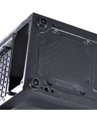 GABINETE MID-TOWER VENUS PRETO COM 2 FANS LED 7 CORES LATERAL EM ACRÍLICO - VENPT7C2FCA