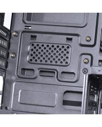 GABINETE MID-TOWER VENUS PRETO COM 2 FANS LED 7 CORES LATERAL EM ACRÍLICO - VENPT7C2FCA