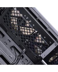 GABINETE MID-TOWER VENUS PRETO COM 2 FANS LED 7 CORES LATERAL EM ACRÍLICO - VENPT7C2FCA