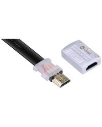 CABO HDMI 2.0 4K ULTRA HD 3D CONEXÃO ETHERNET FLAT COM CONECTOR DESMONTÁVEL 10 METROS - H20FL-10