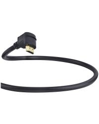 CABO HDMI 2.0 4K ULTRA HD 3D CONEXÃO ETHERNET COM 01 CONECTOR 90º 5 METROS - H2090-5