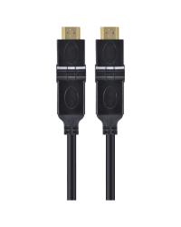 CABO HDMI 2.0 4K ULTRA HD 3D CONEXÃO ETHERNET CONECTORES 180° 2 METROS - H20B180-2