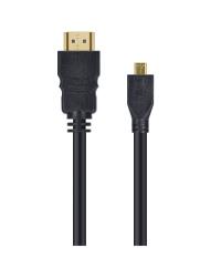 CABO HDMI 2.0 PARA MICRO HDMI 4K ULTRA HD 3D CONEXÃO ETHERNET 2 METROS - H20MC-2