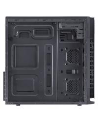 GABINETE GAMER VX GAMING CRATER COM JANELA ACRÍLICA PRETO COM 2 X FAN FRONTAL 120MM 15 PONTOS DE LED VERMELHO