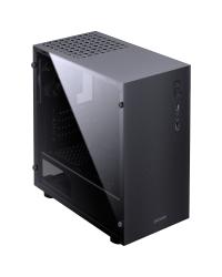 GABINETE MID-TOWER TERRA 2 FANS COM LATERAL ACRILICA PRETO - TERPT2FCA