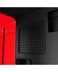 GABINETE MINI-ITX - H210I MATTE BLACK/RED - COM CONTROLADORA DE FANS + FITA DE LED - CA-H210I-BR