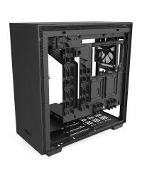 GABINETE ATX MID-TOWER - H710I MATTE BLACK - COM CONTROLADORA DE FANS + 2 FITAS DE LED - CA-H710I-B1