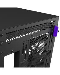 GABINETE ATX MID-TOWER - H710I MATTE BLACK - COM CONTROLADORA DE FANS + 2 FITAS DE LED - CA-H710I-B1