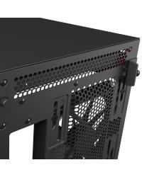 GABINETE ATX MID-TOWER - H710I MATTE BLACK/RED - COM CONTROLADORA DE FANS + 2 FITAS DE LED - CA-H710I-BR