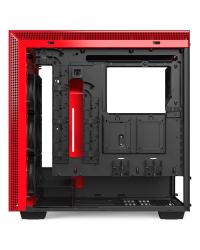 GABINETE ATX MID-TOWER - H710 BLACK/RED - LATERAL COM VIDRO TEMPERADO - CA-H710B-BR