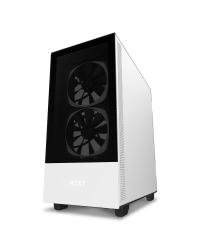 GABINETE ATX MID-TOWER - H510 ELITE WHITE - FRONTAL DE VIDRO + 2 FANS RGB + FITA DE LED - CA-H510E-W1