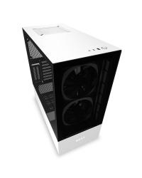 GABINETE ATX MID-TOWER - H510 ELITE WHITE - FRONTAL DE VIDRO + 2 FANS RGB + FITA DE LED - CA-H510E-W1