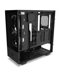 GABINETE ATX MID-TOWER - H510 ELITE BLACK - FRONTAL DE VIDRO + 2 FANS RGB + FITA DE LED - CA-H510E-B1