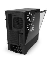 GABINETE ATX MID-TOWER - H510 ELITE BLACK - FRONTAL DE VIDRO + 2 FANS RGB + FITA DE LED - CA-H510E-B1