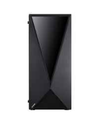 GABINETE MID-TOWER VECTOR PRETO 3 FANS RGB LATERAL EM VIDRO TEMPERADO - VCPTRGB3FV