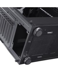 GABINETE MID-TOWER POLARIS PRETO 3 FANS RGB LATERAL EM VIDRO TEMPERADO - PLPTRGB3FV