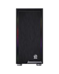 GABINETE MID-TOWER POLARIS PRETO 3 FANS RGB LATERAL EM VIDRO TEMPERADO - PLPTRGB3FV