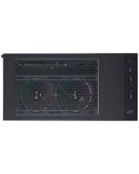 GABINETE MID-TOWER POLARIS PRETO 3 FANS RGB LATERAL EM VIDRO TEMPERADO - PLPTRGB3FV