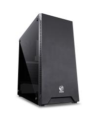 GABINETE MID-TOWER MARS PRETO 1 FAN LATERAL EM VIDRO TEMPERADO - MRPTSL1FV