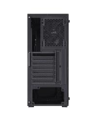 GABINETE MID-TOWER MARS PRETO 1 FAN LATERAL EM VIDRO TEMPERADO - MRPTSL1FV