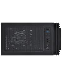 GABINETE MID-TOWER ATMOS PRETO COM 4 FANS 120MM LED AZUL - LATERAL EM VIDRO TEMPERADO - ATPTAZ4FCV