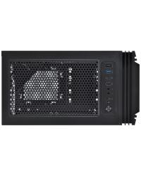 GABINETE MID-TOWER ATMOS PRETO COM 4 FANS 120MM LED AZUL - LATERAL EM VIDRO TEMPERADO - ATPTAZ4FCV