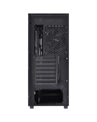 GABINETE FULL-TOWER CHROMA PRETO COM LED E FAN TRASEIRO RGB - LATERAL EM VIDRO TEMPERADO - CHPTRGB1FCV