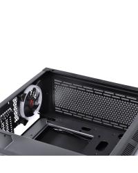 GABINETE FULL-TOWER CHROMA PRETO COM LED E FAN TRASEIRO RGB - LATERAL EM VIDRO TEMPERADO - CHPTRGB1FCV