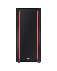 GABINETE FULL-TOWER CHROMA PRETO COM LED E FAN TRASEIRO RGB - LATERAL EM VIDRO TEMPERADO - CHPTRGB1FCV