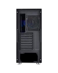 GABINETE FULL-TOWER DIMENSION PRETO COM LED E FAN TRASEIRO RGB - LATERAL EM VIDRO TEMPERADO - DIPTRGB1FCV