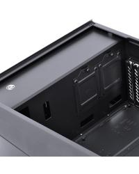 GABINETE FULL-TOWER DIMENSION PRETO COM LED E FAN TRASEIRO RGB - LATERAL EM VIDRO TEMPERADO - DIPTRGB1FCV