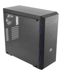 GABINETE MASTERBOX MB600L - COM ODD - BORDA BLUE -  MCB-B600L-KA5N-S01