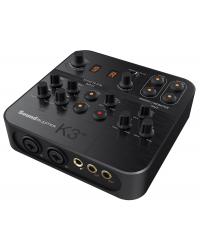 PLACA DE SOM - SOUND BLASTER K3+ - MIXER DE STREAMING E GRAVAÇÃO - USB - EFEITOS SONOROS - 70SB172000001