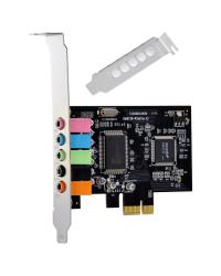 PLACA DE SOM PCI-EXPRESS 5.1 CANAIS LOW PROFILE - PS51-PCIE